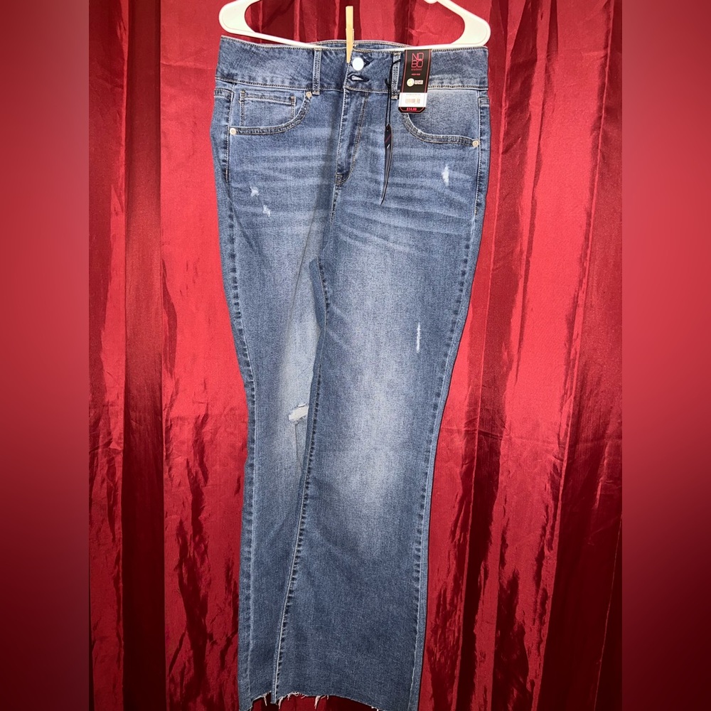 No Boundies high rise flare jeans